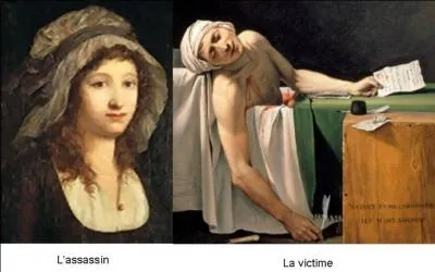 Un bain qui se termine mal ! Tout cela suite à l'intervention brutale (au couteau) d'un membre de la famille de Pierre Corneille ! C'est « « révolutionnaire » » ! 

Qui est l'assassin (réponse 1 ou 2) ?
Qui est la victime (réponse 3 ou 4) ?