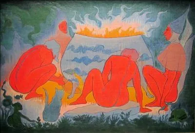 "Les sorcières autour du feu", tableau réalisé en 1891, est l'oeuvre du peintre nabi appelé par ses amis "le nabi plus japonard que le nabi japonard" et trés versé dans le spiritisme et l'occultisme. Qui est-il ?