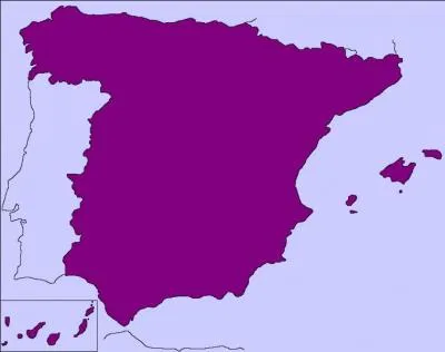 L'Espagne a des frontières terrestres avec cinq pays.