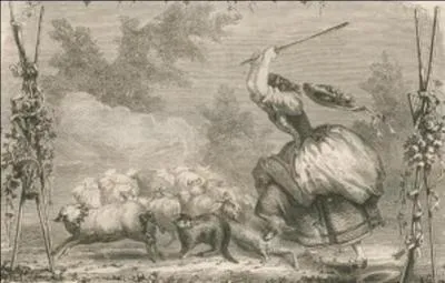 Une jeune fille qui tue son chaton. Il a mang&eacute; le fromage ! Et ron et ron�. ! Quelle est cette chanson !