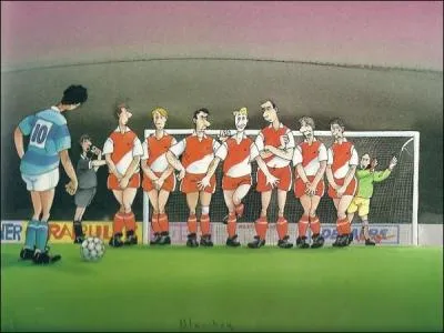 En 1863, à Londres, naissent les premiers règlements et règles du football, trouvez la réponse correspondant à cette époque ...