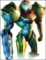 Samus Aran est le personnage jouable de la série de jeux "Metroid" où l'on joue un mercenaire de l'espace.
Quelle est la particularité de ce personnage ?