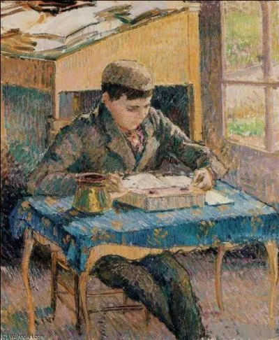 Qui a peint son fils Roddo lisant ?