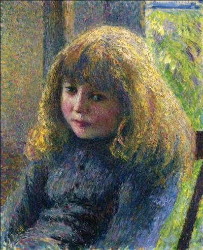 Ce tableau représente le fils de Camille Pissarro, quel est son prénom ?