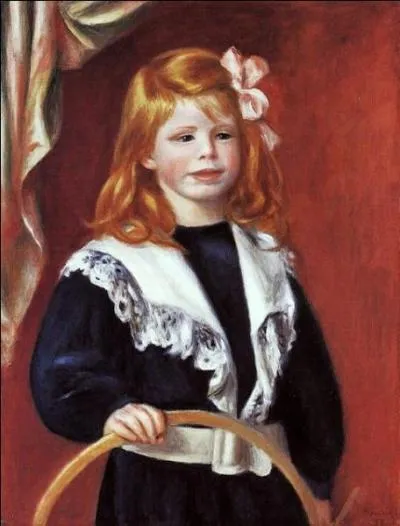 Cette toile, peinte par Renoir, représente son fils ...