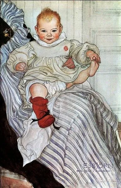 Qui a peint son fils Esbjörn ?