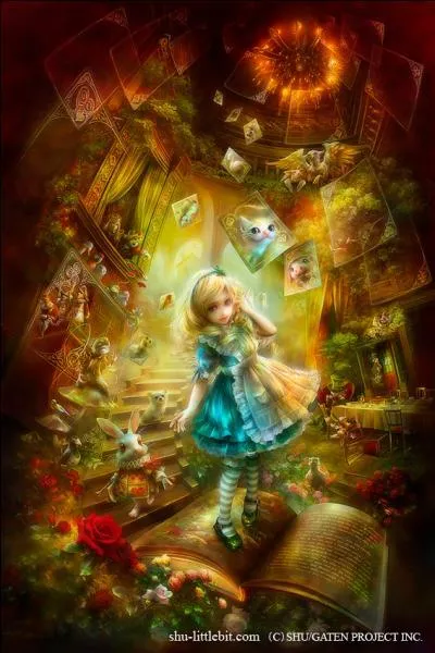 De quelle couleur sont les roses qu'Alice doit repeindre ?