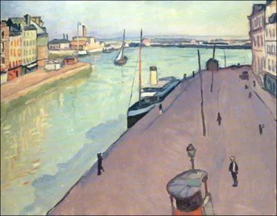 Qui a peint "Le quai Notre Dame, Le Havre" ?