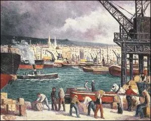 Qui a peint "Rouen, le port" ?