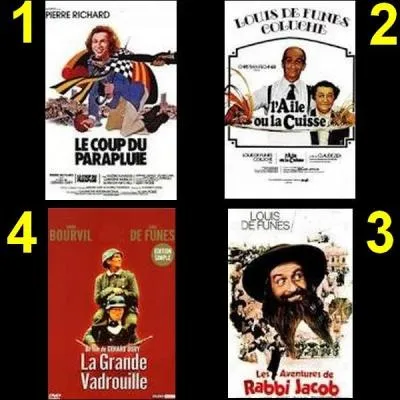 Tous ces films sont du réalisateur Gérard Oury sauf un, lequel ?