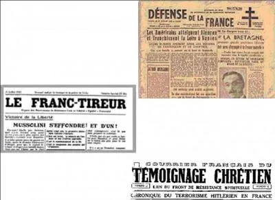A vous de trouver ce journal qui en janvier 1944 sera le journal clandestin le plus édité (environ 450 000 exemplaires). Il est « bien » situé près de la prison de la santé. Madame Geneviève de Gaulle-Anthonioz fera partie de la branche résistance armée. Quel est ce journal ?