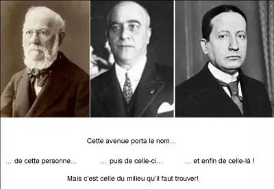 Certaines voies ont changé de nom pendant l'occupation. L'une d'entre elles (l'avenue Henri-Martin, en partie) a pris le nom d'un dignitaire du gouvernement de Vichy, mort en mission. Qui est cette personne ?