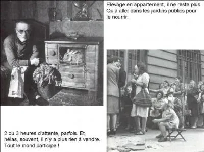 Le rationnement et la pénurie provoquent des manifestations, des actes de résistance comme dans la rue de Buci, le 31 mai 1942. Que se passe-t-il ?