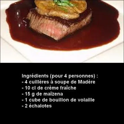 Quel est le nom de cette sauce ?