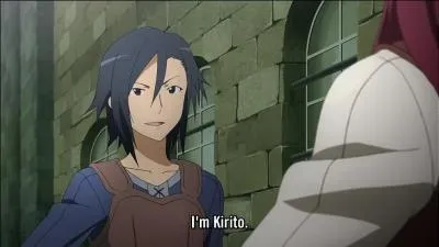 Quelle est la première personne que Kirito rencontre dans le jeu ?