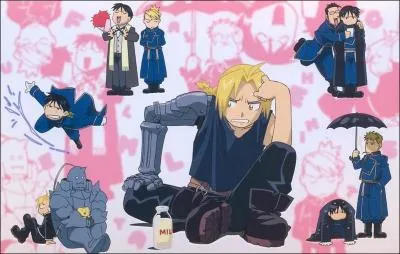 Décidément, le colonel Mustang semble se mettre sur son 31 lorsqu'il est en compagnie de...