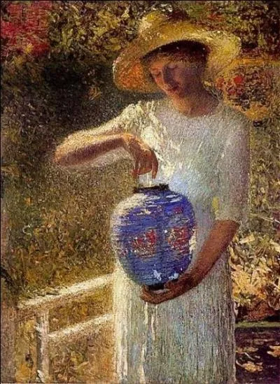Qui a peint Fille avec une lanterne ?