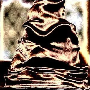 A thousand years or more ago
When I was newly sewn, 
There lived four wizards of renown, 
Whose names are still well known : 

Bold Gryffindor, from wild moor, 
Fair Ravenclaw, from glen, 
Sweet Hufflepuff, from valley broad, 
Shrewd Slytherin, from fen.

They shared a wish, a hope, a dream, 
They hatched a daring plan
To educate young sorcerers
Thus Hogwarts School began.