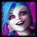 Qui, Jinx la psychopathe aux cheveux bleus aime-t-elle narguer dès qu'elle en a l'occasion à travers ses phrases et /jokes ?