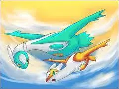 Vrai ou faux : sur cette image, c'est un Latios normal et un Latios shiney.