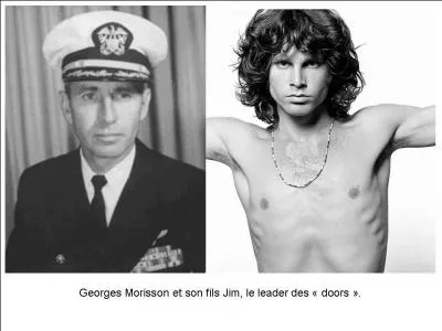 Quel est le lien qui lie le chanteur Jim Morrison, leader du groupe The Doors avec la guerre du Vietnam.