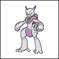 Sur cette image, c'est la Méga-évolution de Mewtwo version :