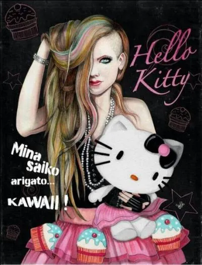 Pourquoi a-t-elle écrit "Hello Kitty" ?