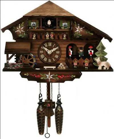 Dans quel pays a été inventée la pendule à coucou en 1738 ?