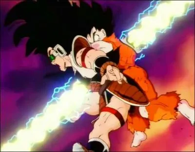Quelles sont les forces de Sangoku et Piccolo au repos quand ils combattent Raditz ?