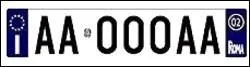 De quel pays vient cette plaque d'immatriculation ?