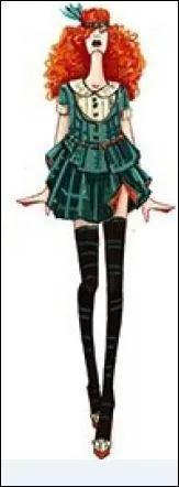 Dernière sortie de chez Disney, voici notre princesse "rebelle".