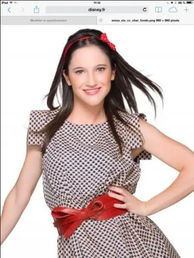 Qui est ce personnage qui est la meilleure amie de Violetta ?