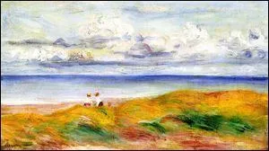 Qui a peint "Sur une falaise" ?