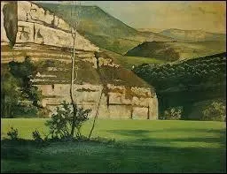 Qui a peint "La falaise" ?