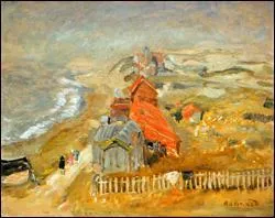 Qui a peint "Maisons sur la falaise" ?