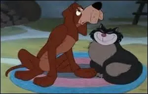 Ce gros chat mène la vie dure au chien Pataud. Il est la propriété exclusive de Lady Trémaine, dites-moi son nom !