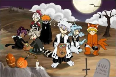 Qui s'est incrust avec les personnages de 'Bleach' pour Halloween ?