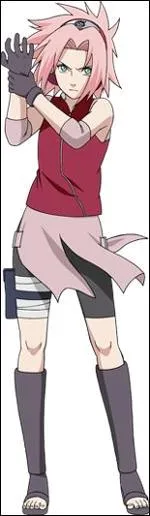 Comment s'appelle cette ninja, étant la disciple de Tsunade pratiquant le ninjutsu médical ? Elle fait aussi partie de l'équipe 7. Elle aime Sasuke Uchiwa (et elle est aimée par Naruto Uzumaki). Elle apparaît dans 'Naruto' et 'Naruto Shippûden'.