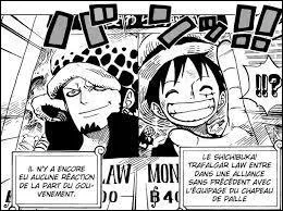 Qui a révélé au monde entier l'alliance entre Luffy et Law ?