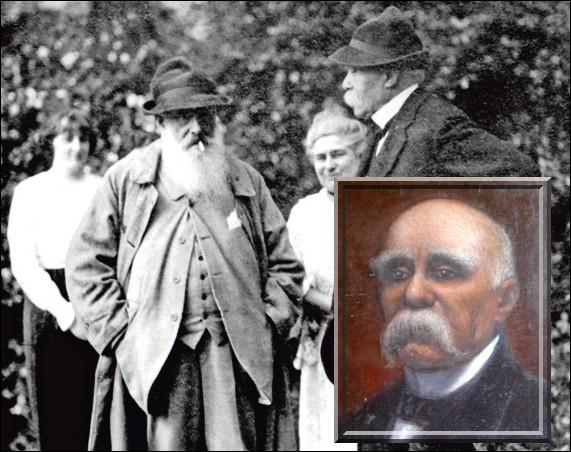 L'amitié entre Claude Monet et Clemenceau date probablement de 1890. Le peintre réalisera son portrait en 1914...