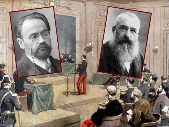 Lors de l'affaire Dreyfus en 1894, Monet se range dans le camp des "dreyfusards", partisans de son innocence...