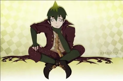 Connu comme le « Roi de la Terre », je suis aussi l'un des huit Baal de la Géhenne même si je suis seulement le 7 e parmi les 8 Baal en termes de puissance. Contrairement à mon père et mon frère aîné, J'avais peu d'intérêt pour Rin après notre première rencontre. Je suis... ?