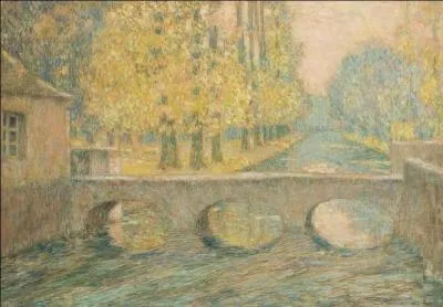 Qui a peint Le pont à l'automne ?