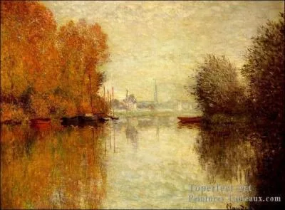 Qui a peint La Seine à Argenteuil à l'automne ?