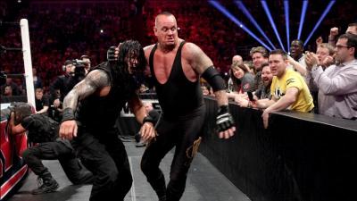 Lors du Raw du 22 avril 2013, la WWE annonce un ''6-Man'', The Shield VS Team Hell No et Undertaker ! Qui gagne ce match ?