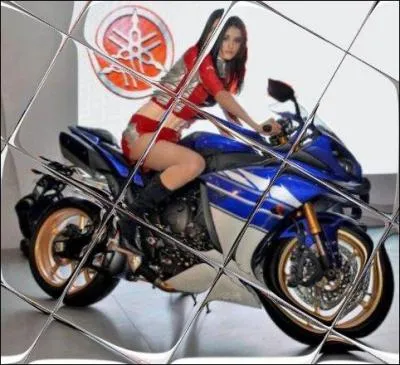 Sommes-nous sensés parler musique, ici ? Alors que faire de cette moto ? Primo, pour vous montrer le logo. Secundo, pour vous posez une double question (pour le même prix) : quel est le nom de ce géant et quelle marque française n'a-t-elle pas rachetée en 2004 ?