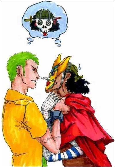 Qui va mourir avec une épée dans le crâne ?