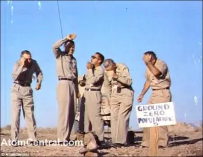 Courageux, inconscients mais volontaires 6 personnes participèrent à une expérience le 19 juillet 1957. Que se passa-t-il, ce jour-là, dans le désert du Nevada ?