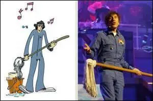 Lesquelles de ces paroles n'ont jamais été dites par l'homme de ménage ?