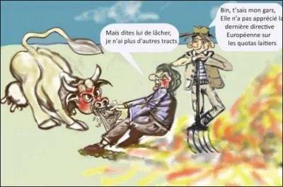 Histoire d'humour...
Quand l'esprit vache pointe encore sa corne, que feriez-vous alors que vous êtes sollicité pour la 10e fois, dans la même journée, par une oeuvre caritative, mais par des bénévoles différents ?